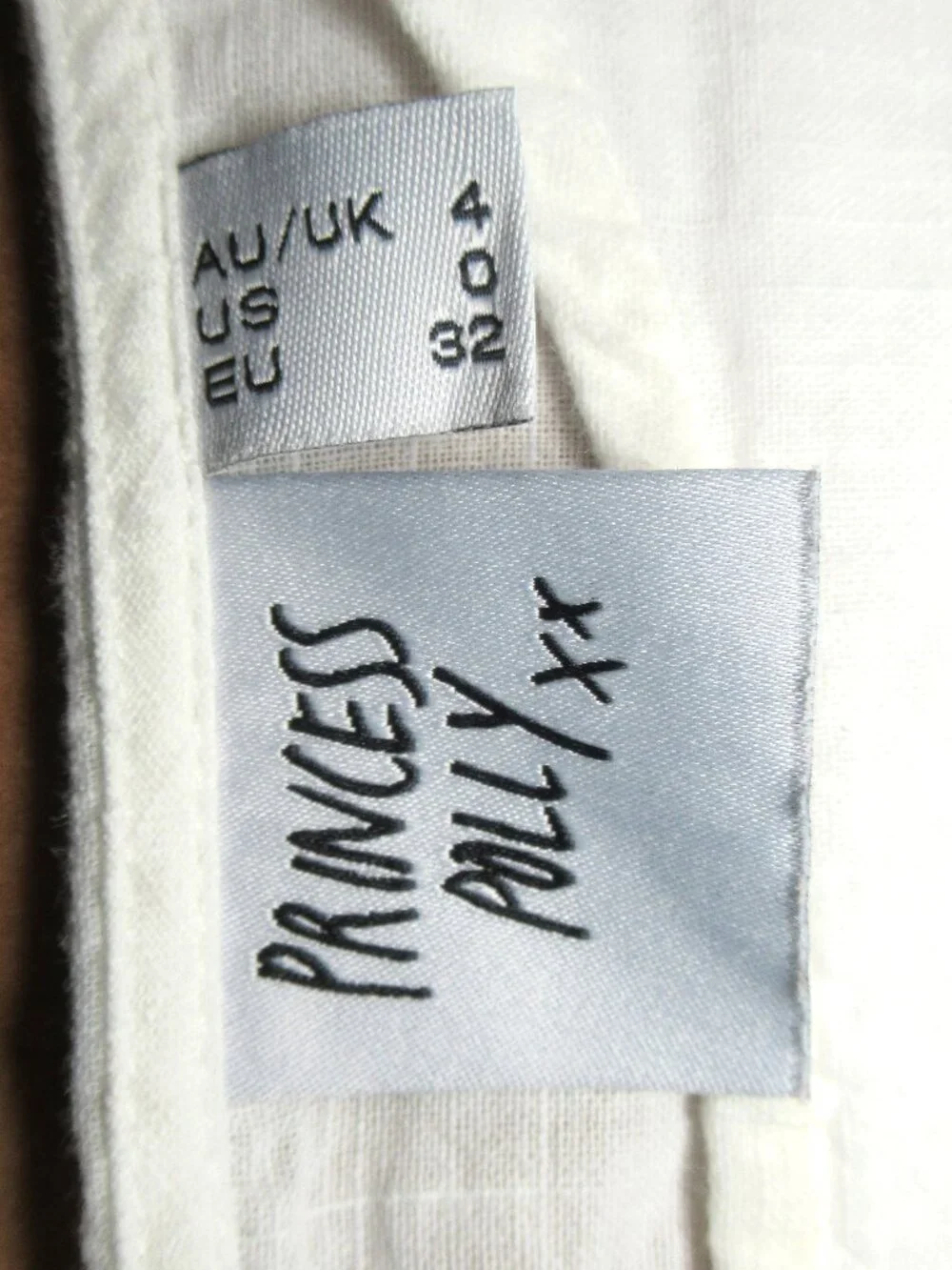 Princess Polly Oversized White Cotton Top | Size US 0 - Picture 8 of 11